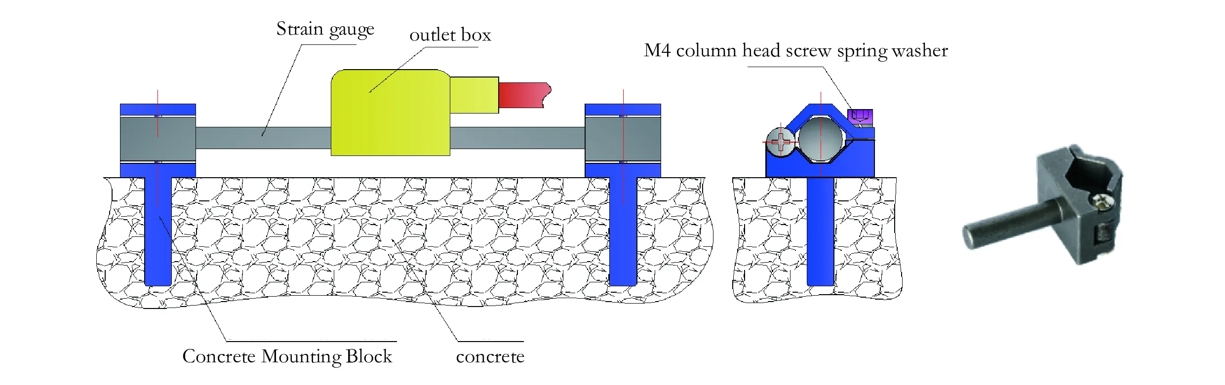 স্মার্ট ভাইব্রেটিং তারের স্ট্রেন গেজ (সারফেস মডেল) JMZX-212HAT/HB ইমেজ 9